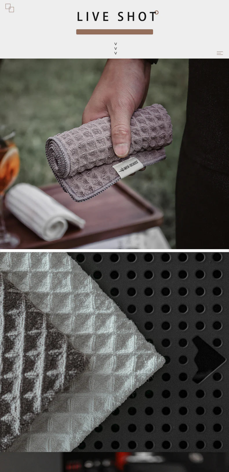 MHW-3BOMBER WAFFLE BAR TOWEL