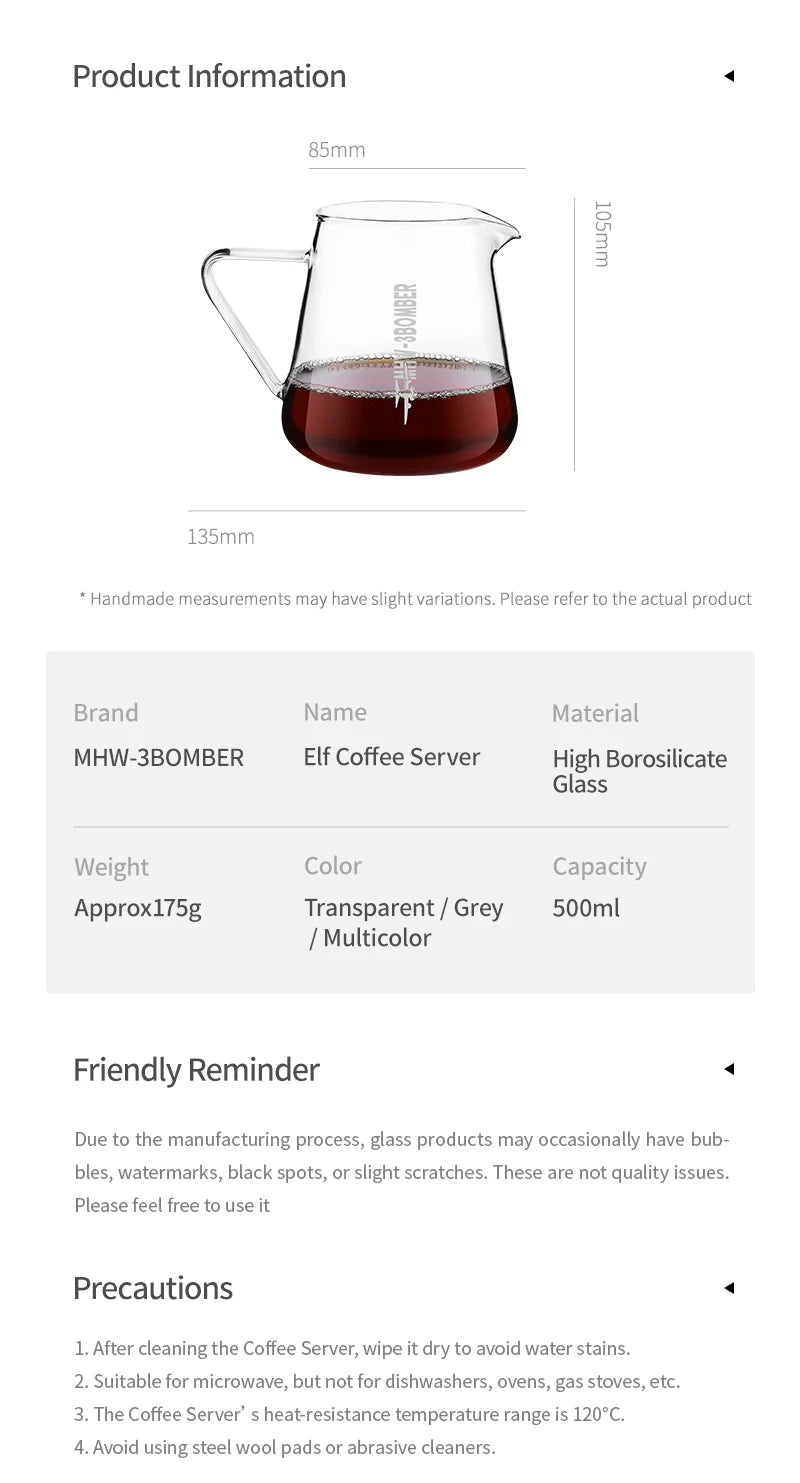 MHW-3BOMBER ELF COFFEE SERVER