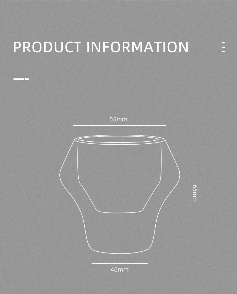 MHW-3BOMBER DOUBLE WALL GLASS NIGHTEN CUP