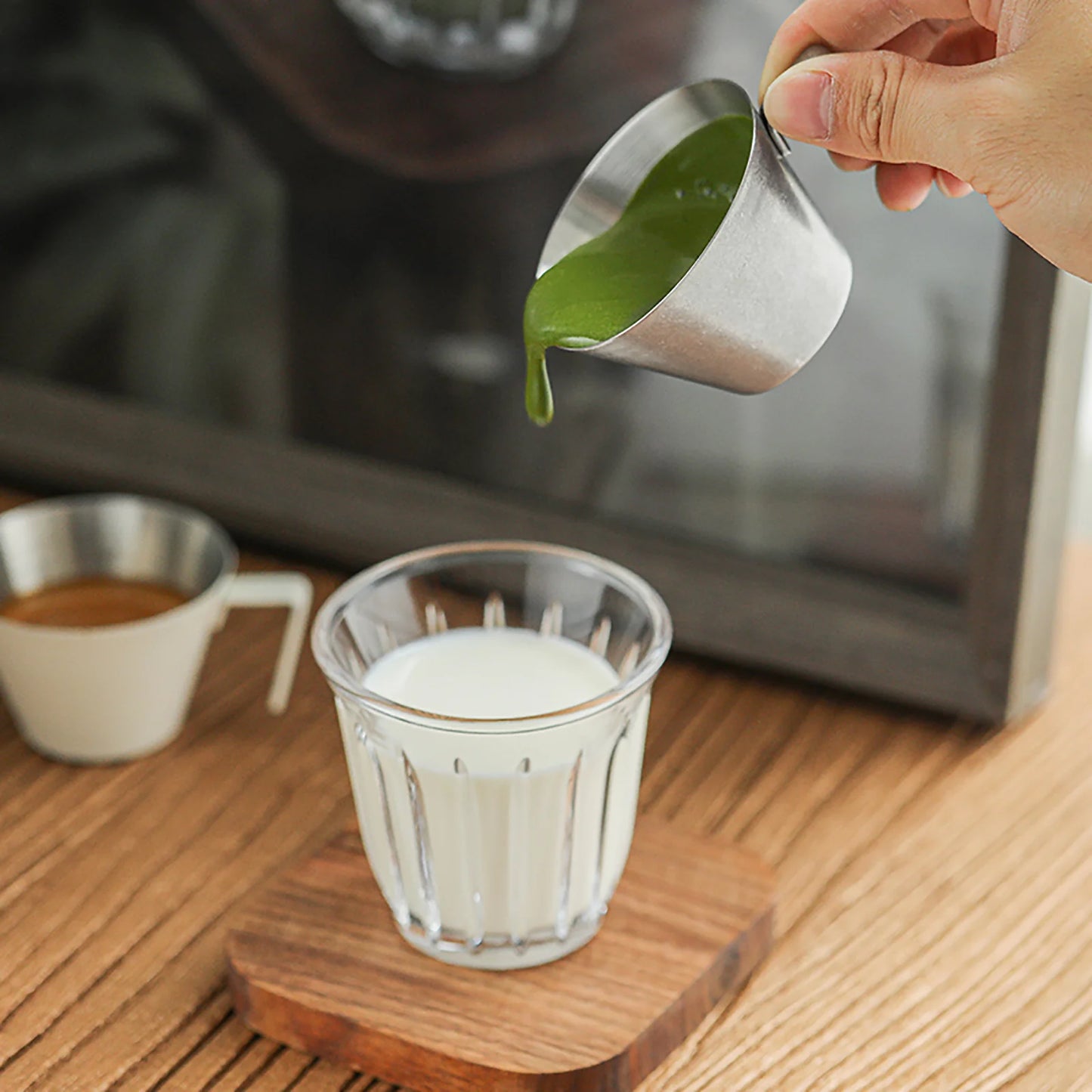 MHW-3BOMBER ESPRESSO MEASURING CUP SINGLE SPOUT