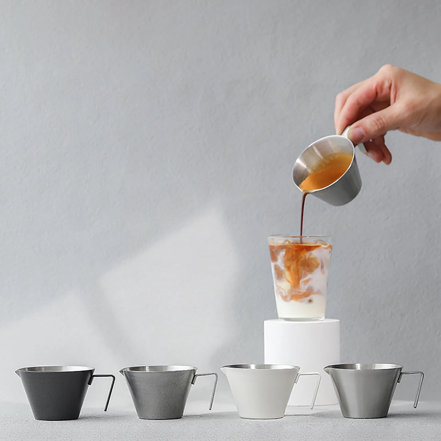 MHW-3BOMBER ESPRESSO MEASURING CUP SINGLE SPOUT