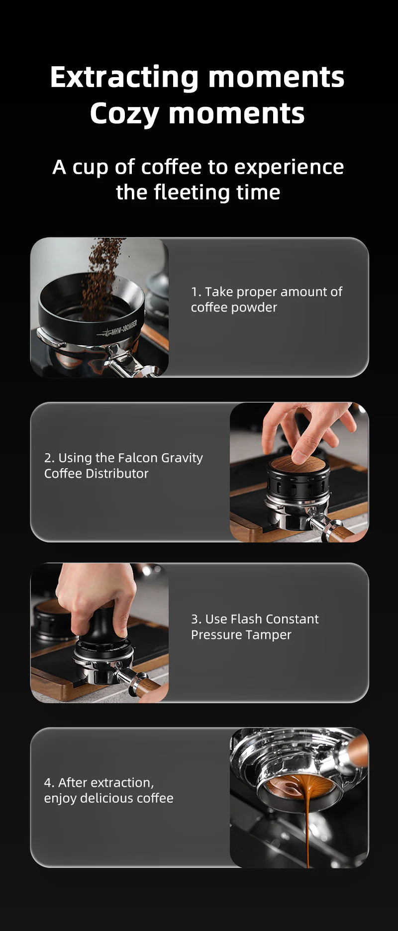 MHW-3BOMBER GRAVITY ADAPTIVE FALCON GRAVITY COFFEE DISTRIBUTOR