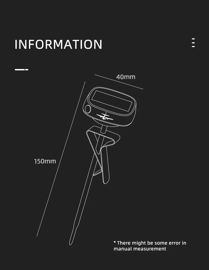 MHW-3BOMBER PORTABLE LCD DIGITAL THERMOMETER