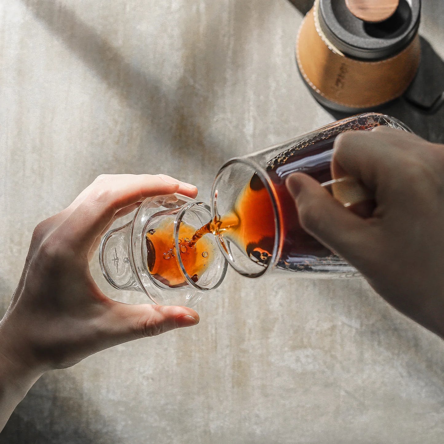 MHW-3BOMBER DOUBLE WALL GLASS NIGHTEN CUP