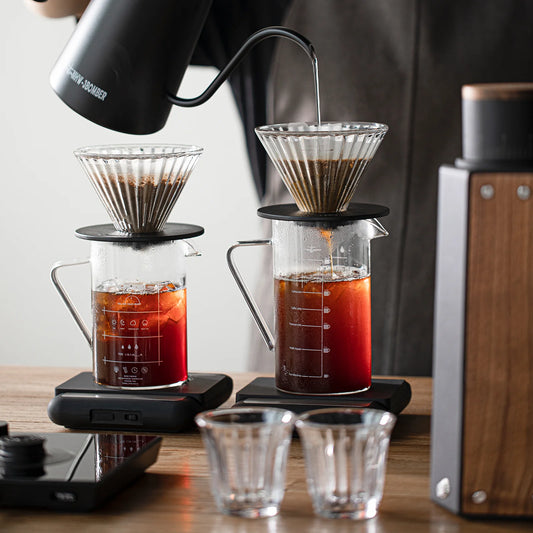 MHW-3BOMBER GLASS COFFEE SERVER