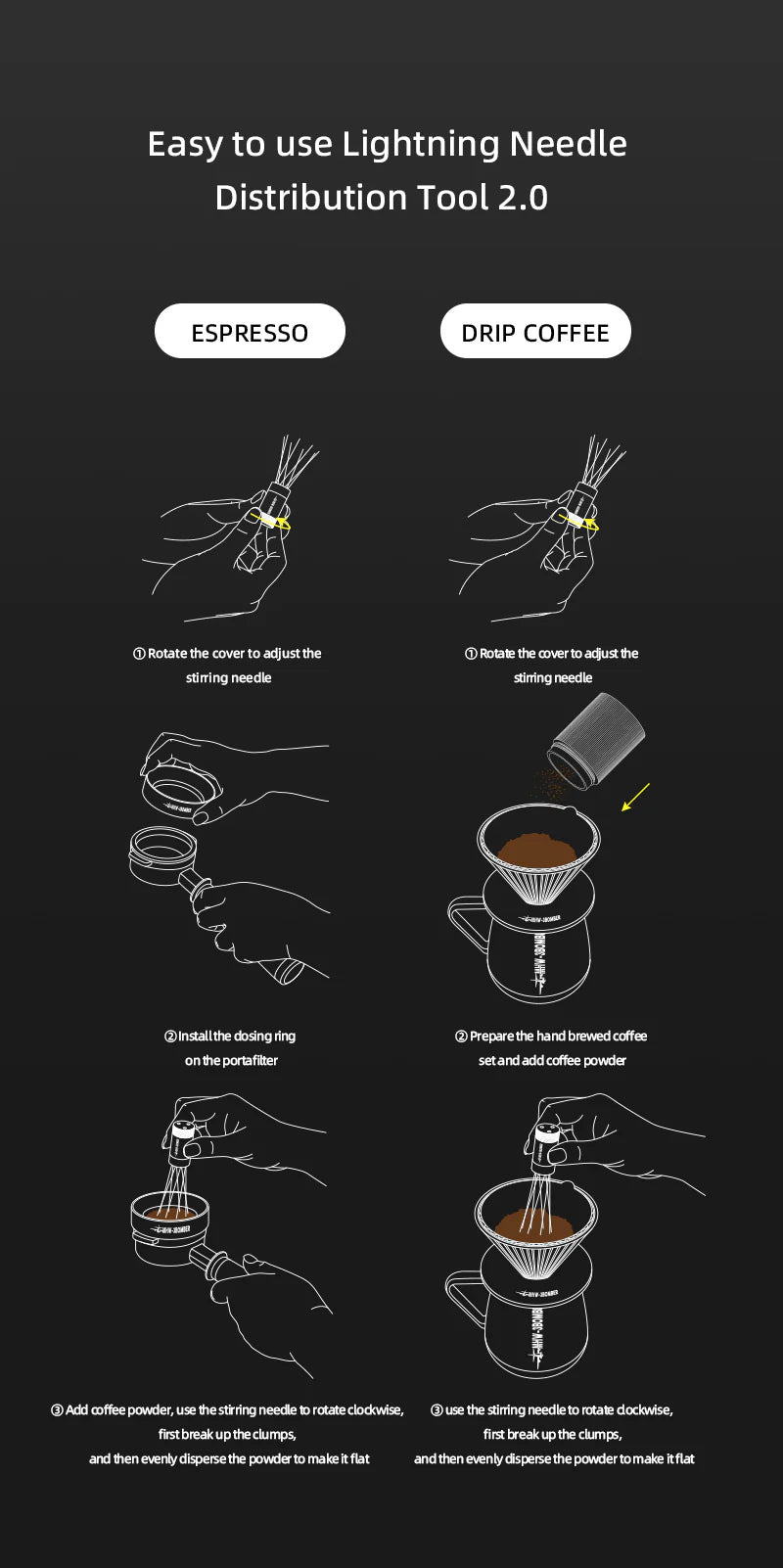 MHW-3BOMBER LIGHTNING NEEDLE DISTRIBUTOR WDT TOOL 2.0