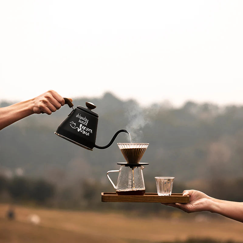 MHW-3BOMBER OUTDOOR POUR OVER KETTLE WITH THERMOMETER