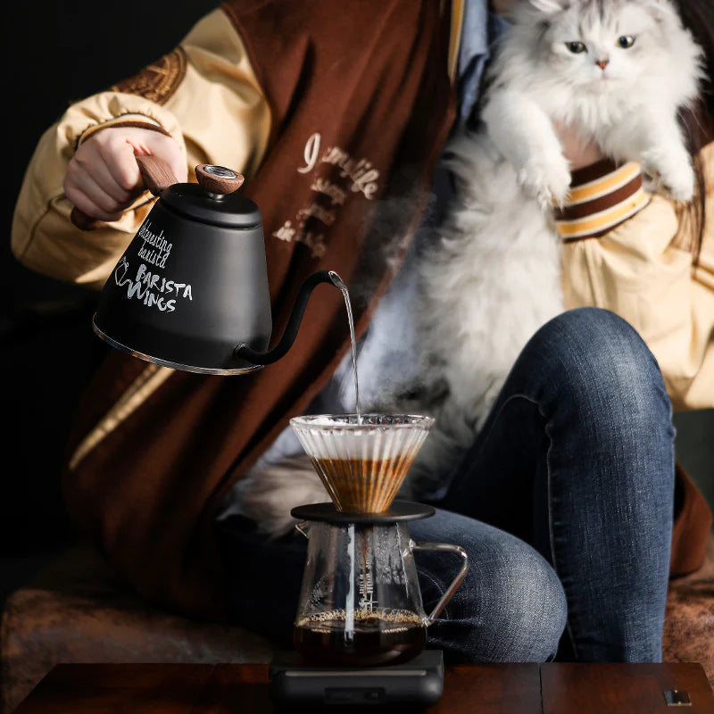 MHW-3BOMBER OUTDOOR POUR OVER KETTLE WITH THERMOMETER