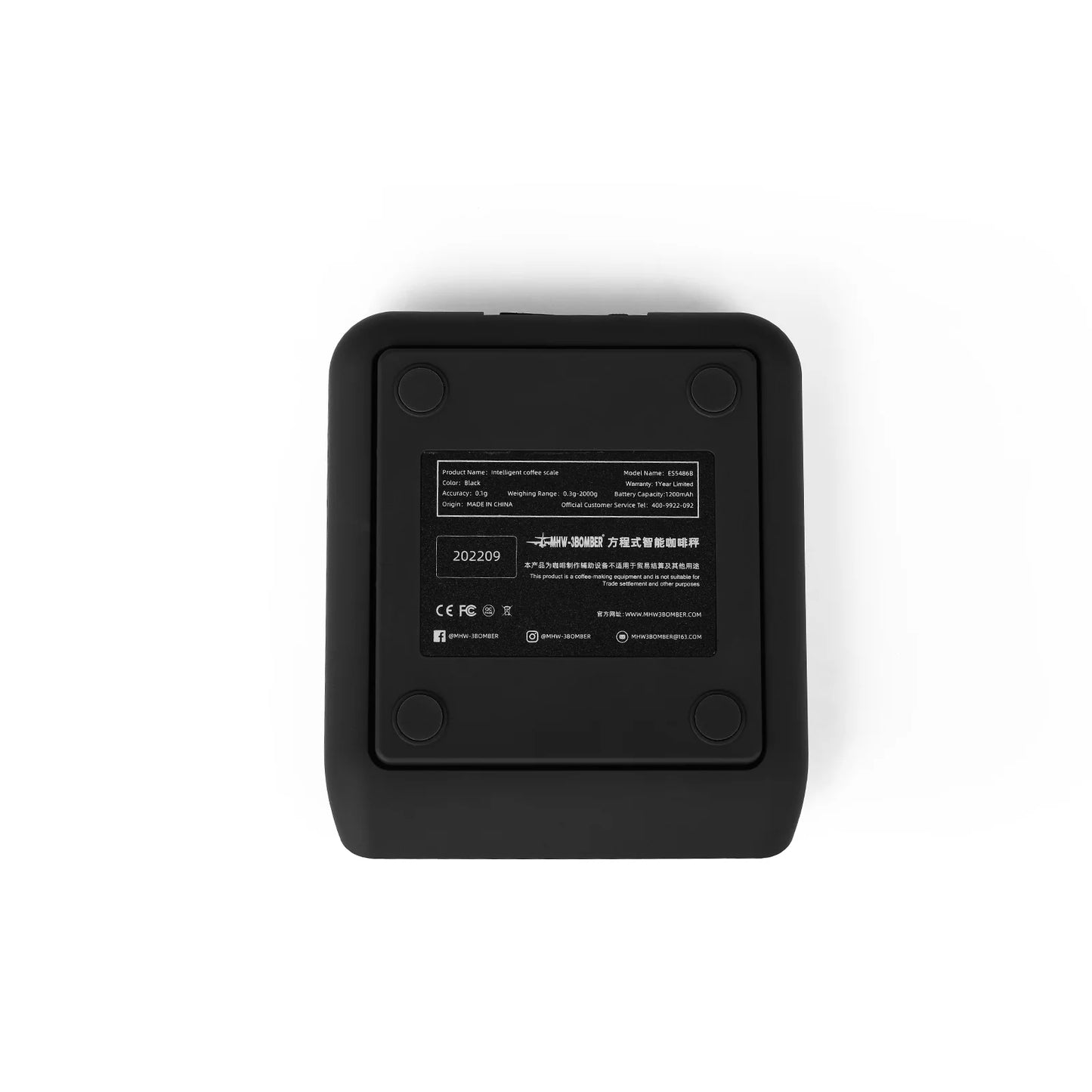 MHW-3BOMBER FORMULA COFFEE SCALE