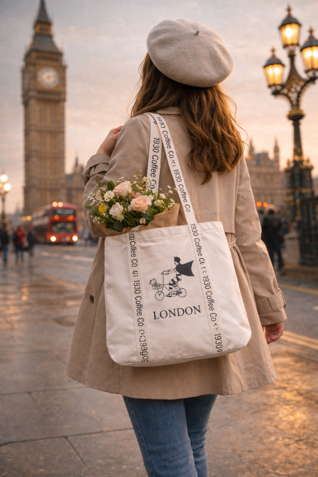 1930 Coffee Co tote bag